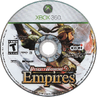 Dynasty Warriors 5 Empires PAL Xbox 360 PAL box art
